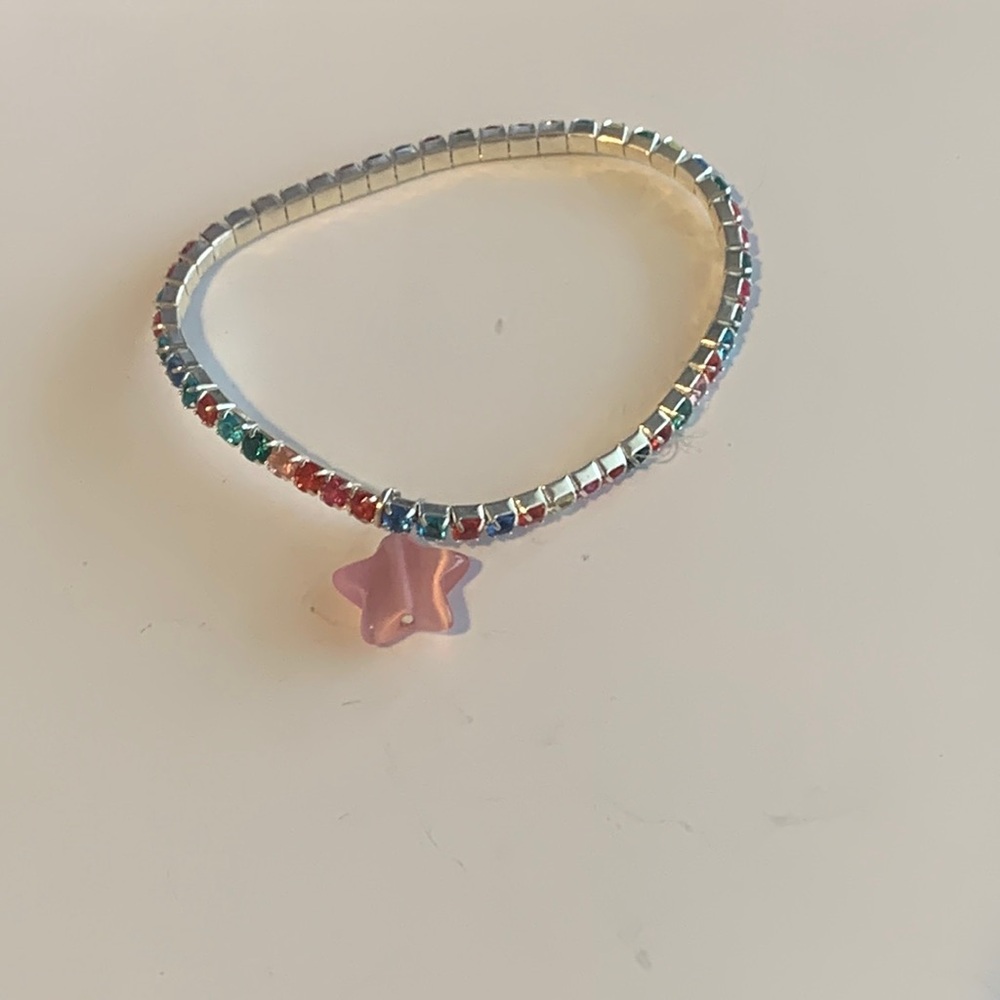 3/$5 Tennis Bracelet with Star Charm